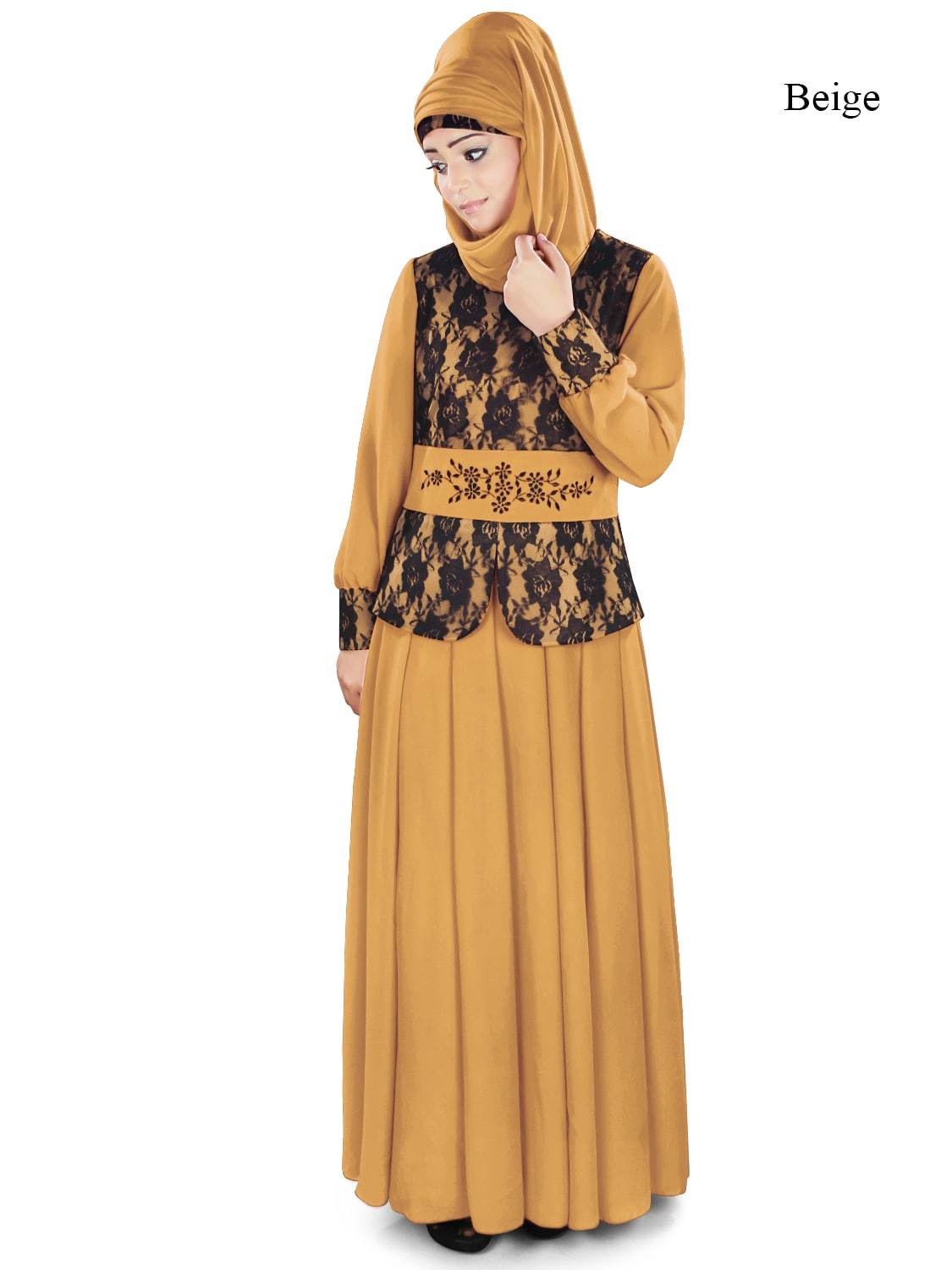 Abda Abaya - Elegant Muslim Women's Prayer Dress - Perfect for Prayer, Mosque, and Special Occasions