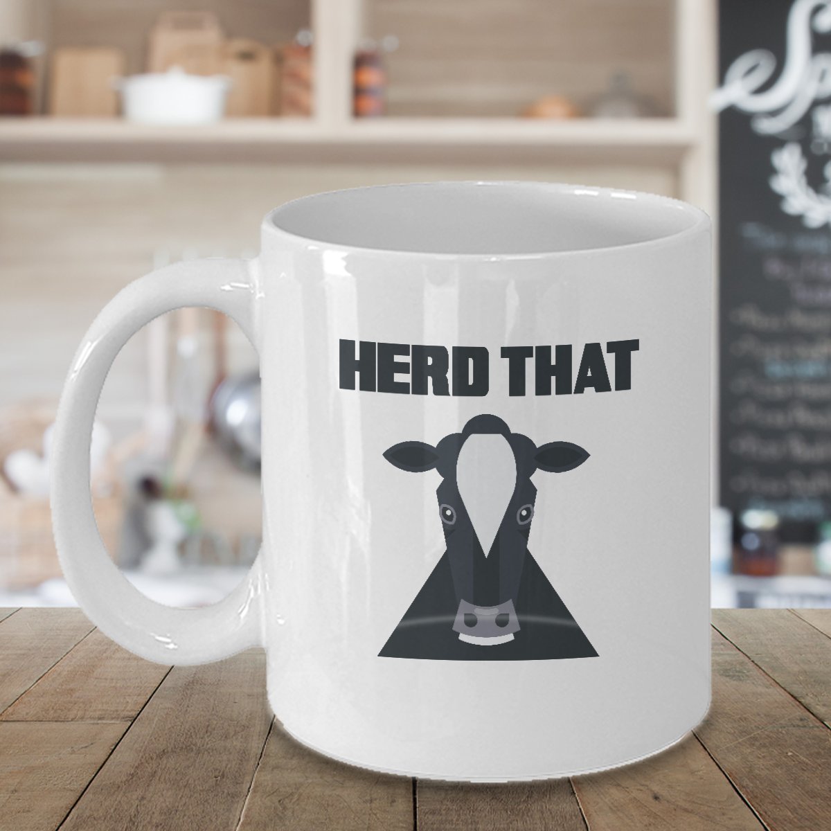 11 Oz Ceramic Cow Coffee Mug - Funny Farm Themed Gift - Perfect for Farmers, Cow Lovers & Coffee Enthusiasts - Great for Home, Office & Farmhouse Decor