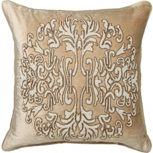 Premium Harmon Gold Velvet Square Throw Pillow - Luxury Decorative Cushion for Sofa, Bed & Home Decor - Soft Filled Square Pillow Cover for Living Room, Bedroom & Office