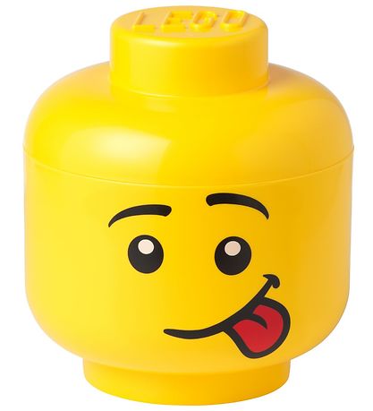Large Lego Storage Head Organizer for Boys - Fun & Silly Toy Brick Storage Solution - Perfect for Kids' Room, Playroom & Classroom Organization