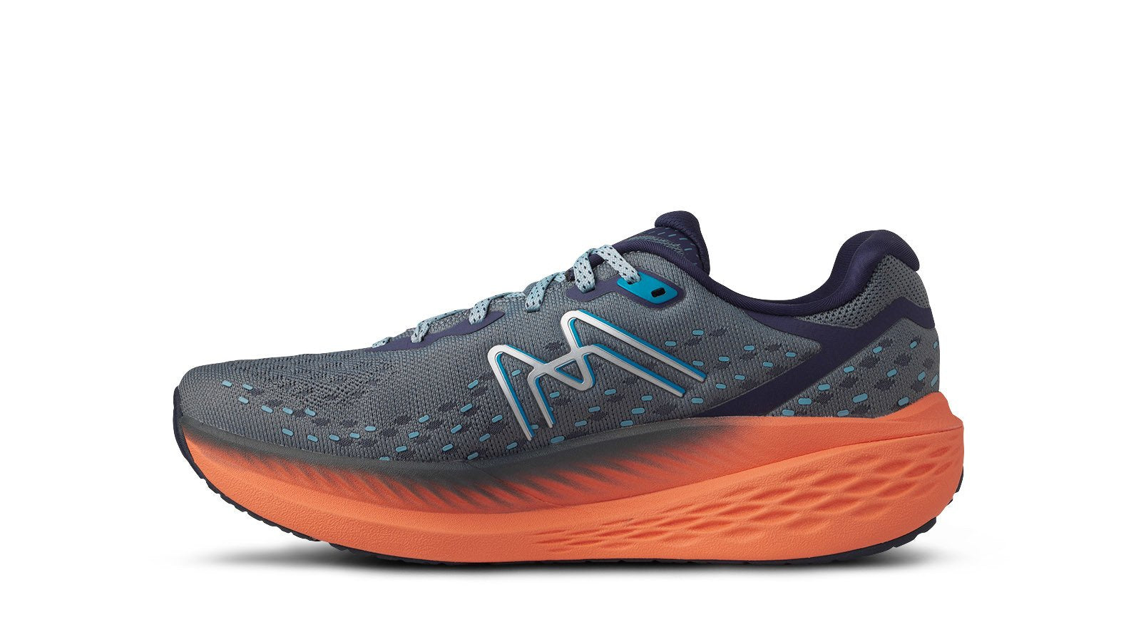Men's Mestari Run Stormy Weather / Tangerine Running Shoes - Lightweight & Breathable for Jogging, Gym Workouts & Outdoor Activities