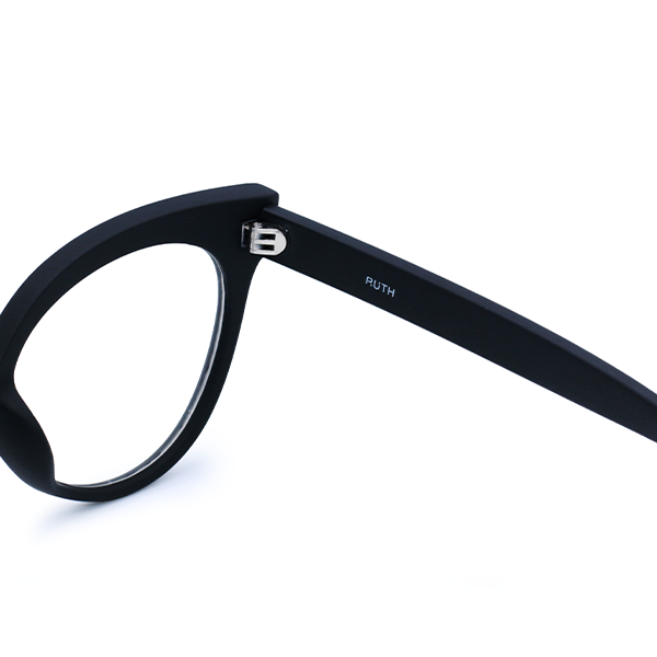 Ruth Black Prescription Glasses - Stylish & Comfortable Eyewear for Men & Women | Perfect for Reading, Working & Daily Use