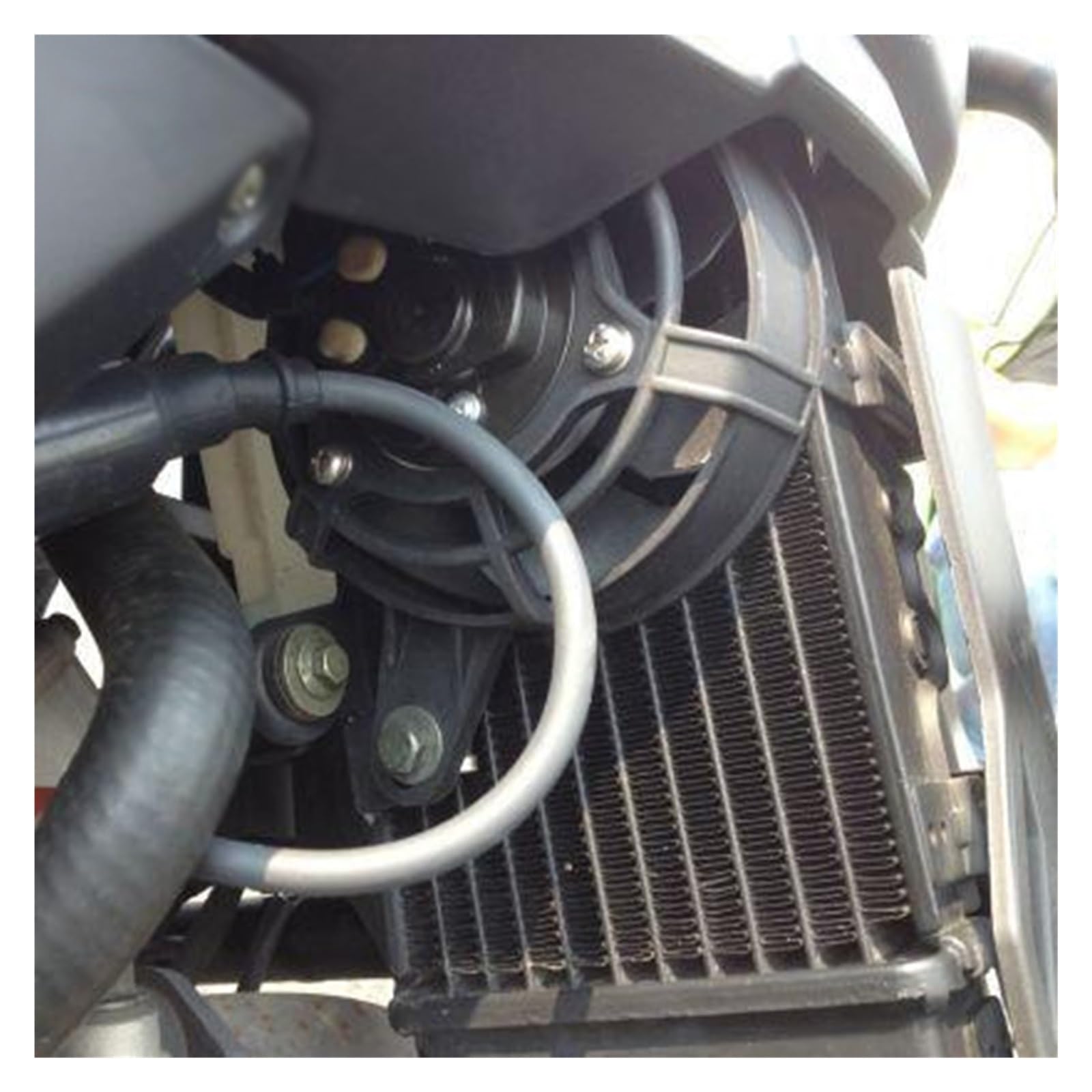 Compatible With 150cc 200cc 250cc ATV Motorcycle Engine Radiator Water Cooling Fan - High Performance Coolant Tank for Off-Road Adventures & Dirt Bike Racing