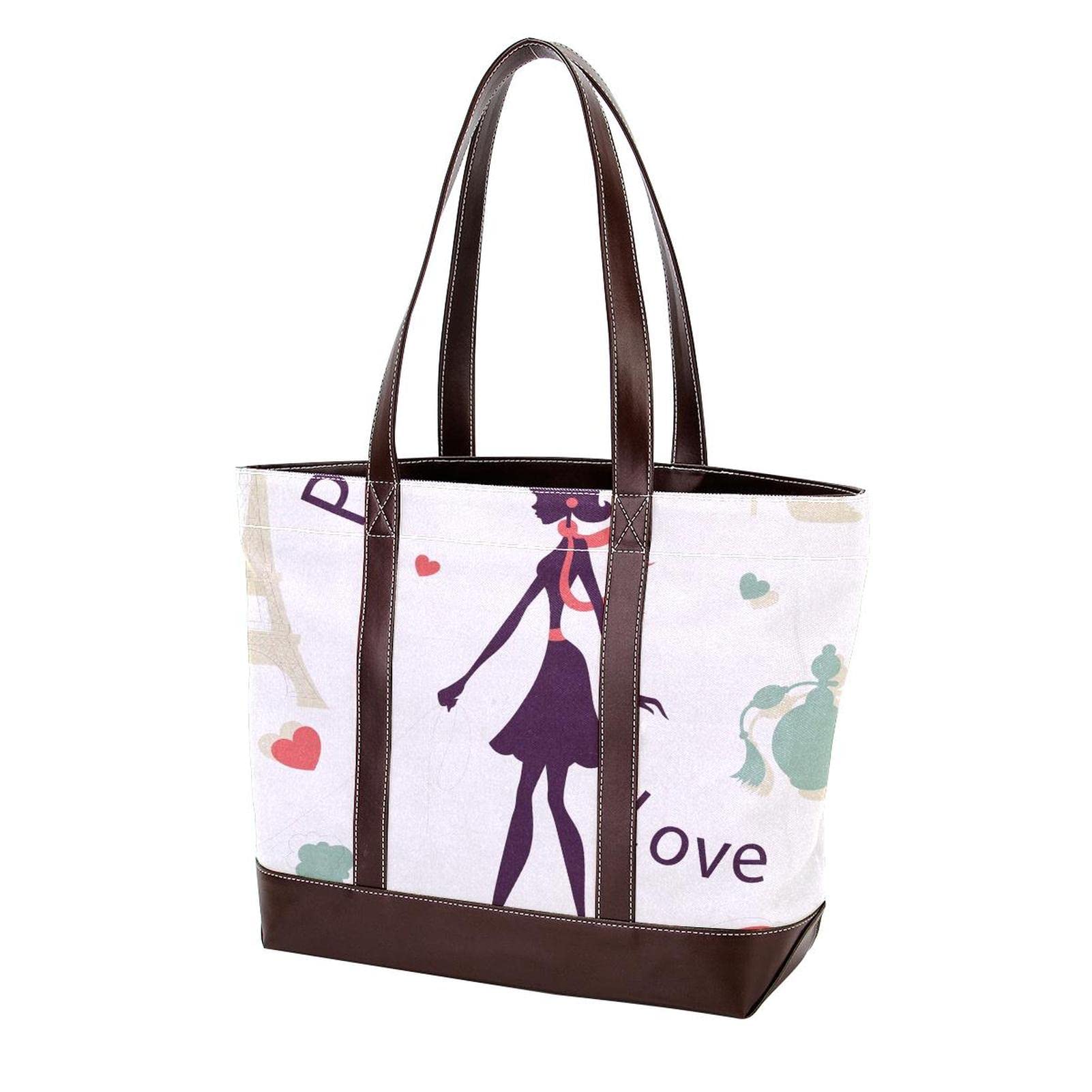 Stylish Unicorn Rainbow Dream Tote Bag - Large Leather Canvas Purse for Women, Top Handle Shoulder Satchel Hobo Bag | Perfect for Work, Travel & Everyday Use