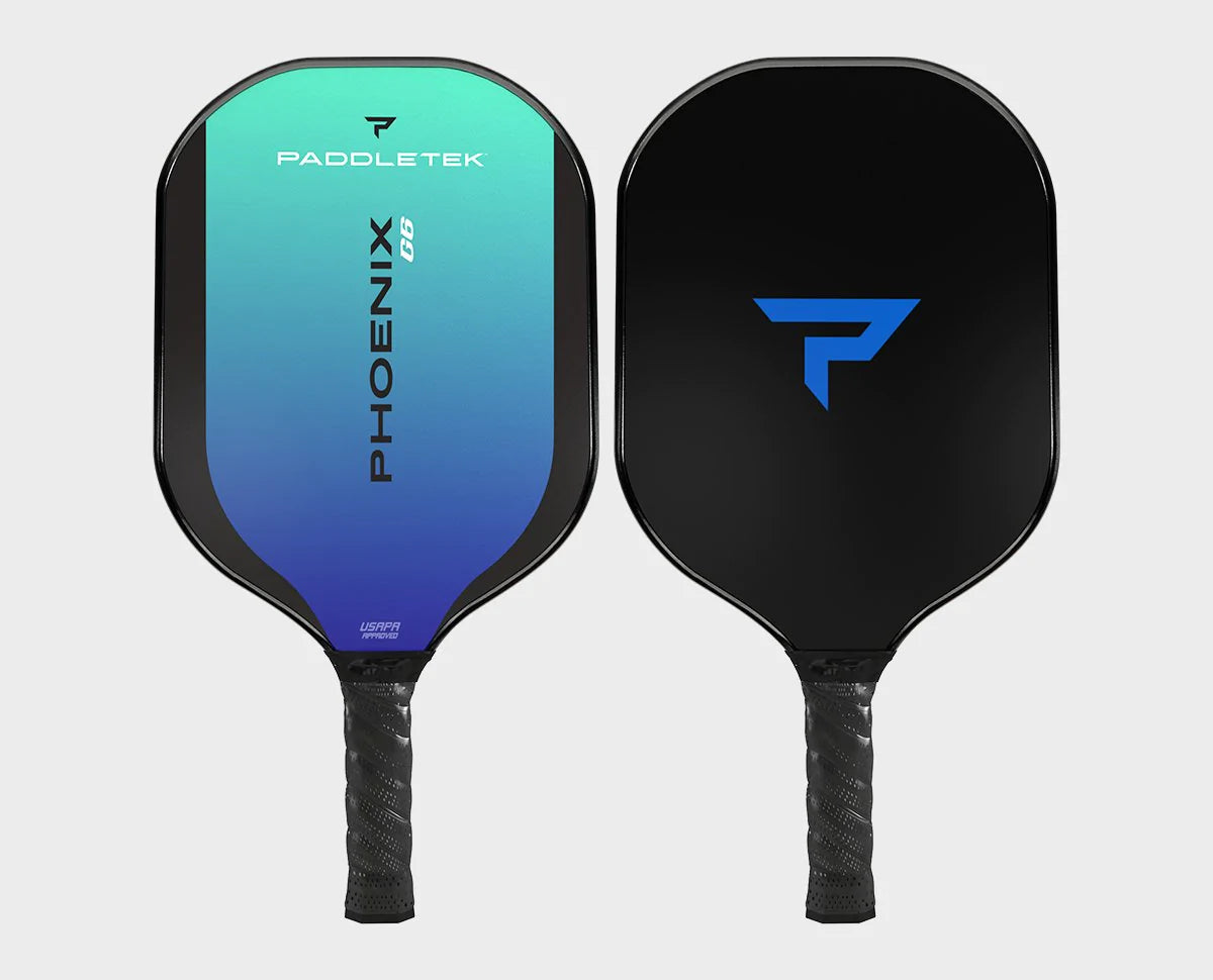 Paddletek Phoenix G6 Pickleball Paddle - Premium Carbon Fiber Face with Polymer Core - Perfect for Competitive Play & Recreational Games