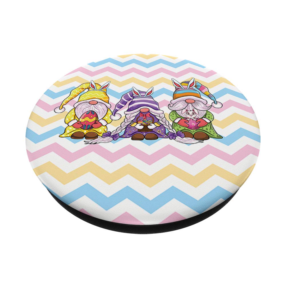 Easter Gnomes with Bunny Ears - Egg Hunting Easter Decorations - Swappable PopGrip for PopSockets - Perfect for Easter Gifts, Home Decor & Spring Celebrations