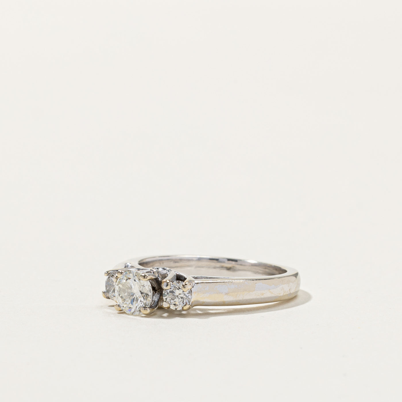 0.77ctw Three Stone Diamond Engagement Ring for Women - Size 7 | Classic Wedding Band, Anniversary Gift | Perfect for Proposals, Bridal Jewelry & Special Occasions