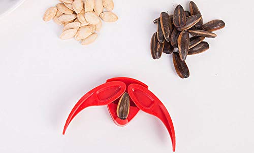 WOIWO 2 Pack Melon Seed Crackers - Nut Sheller Tool for Pumpkin, Sunflower & Watermelon Seeds | Durable Stainless Steel Kitchen Gadget for Snacking & Cooking | Perfect for Parties, Movie Nights & Healthy Eating