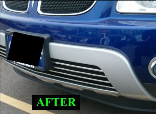 Chrome Grille Grill Kit for Pontiac Torrent 2005-2009 - Perfect Fit for 2006 2007 2008 Models - Upgrade Your Car's Front Look for a Sleek & Stylish Appearance