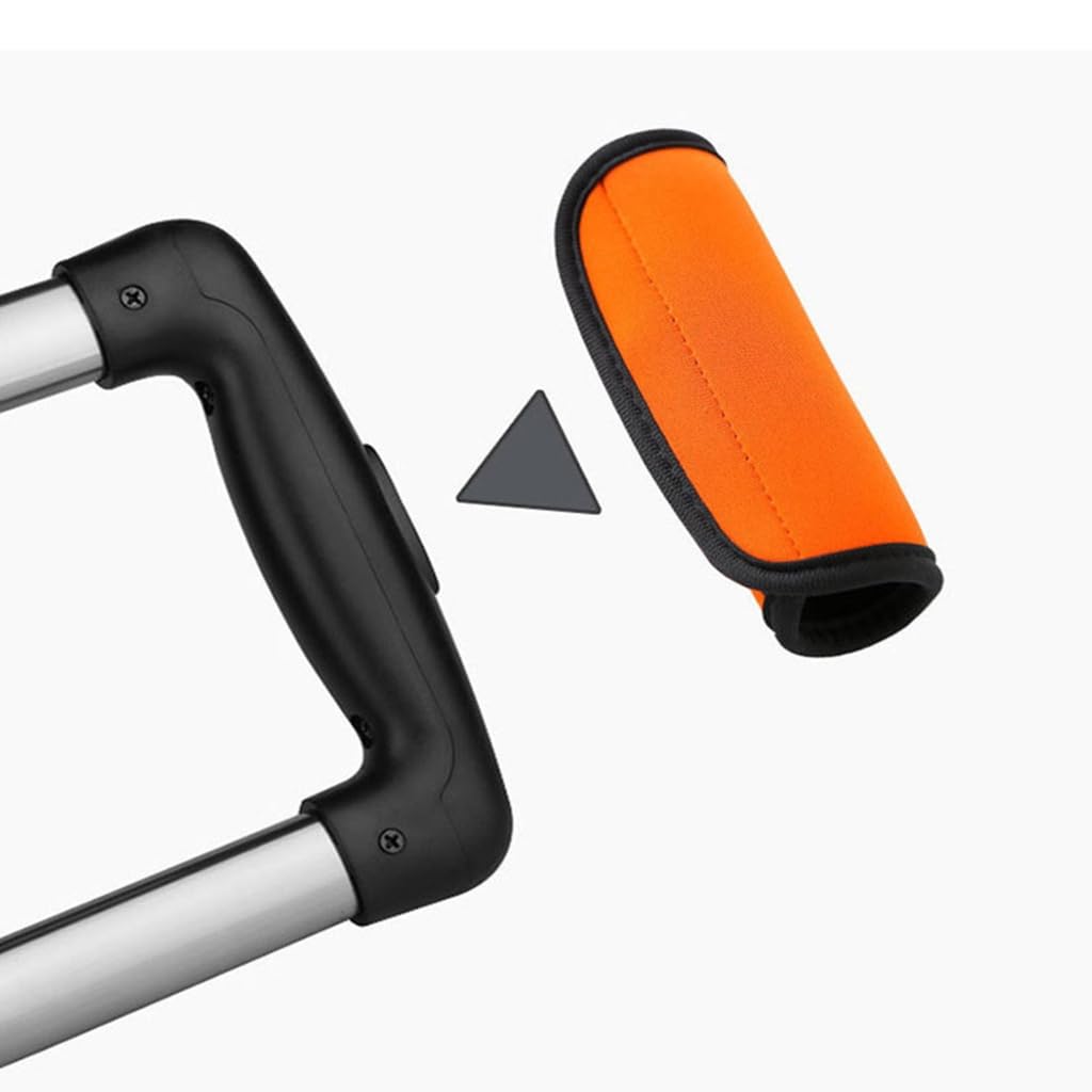 Neoprene Luggage Handle Wrap - Suitcase Identifier & Trolley Grip Cover for Easy Travel Identification (Airport, Cruise, Business Trips)