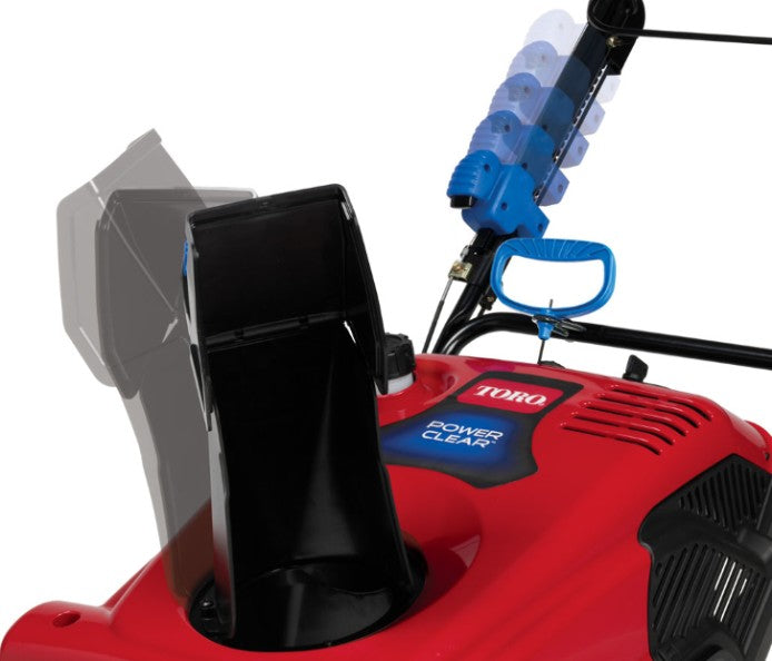Toro 38756 721 QZE Power Clear Single Stage Electric Start Snow Thrower - Ideal for Clearing Driveways, Sidewalks, and Small Yards in Winter