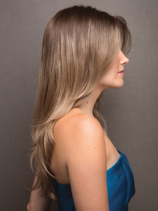 Angelica Gradient Colors Synthetic Wig with Basic Cap - Soft & Natural Look for Cosplay, Halloween, and Daily Wear