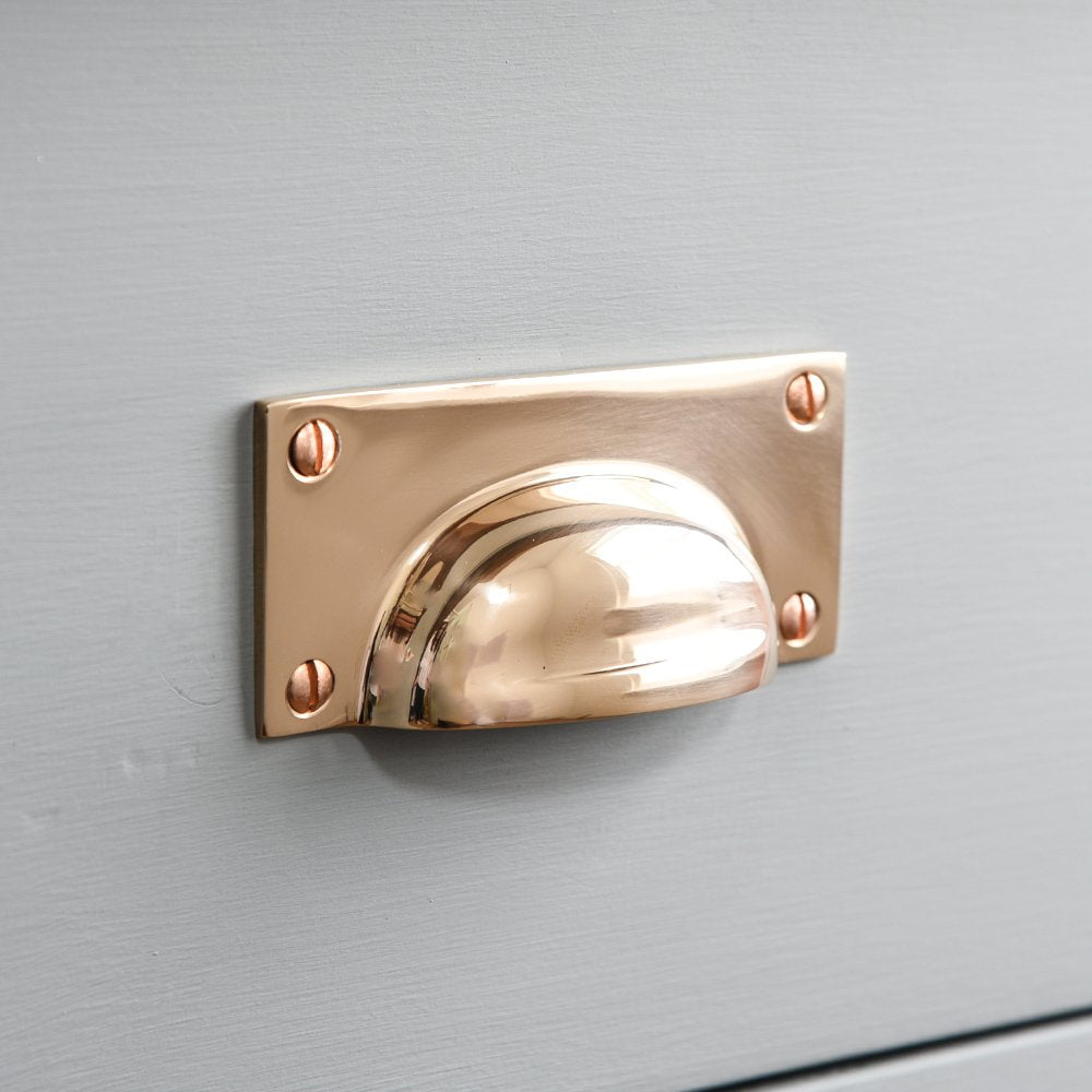 Gun Metal Hooded Drawer Handle - 50% Off Sale - Modern Cabinet Pulls for Kitchen & Bathroom Renovation