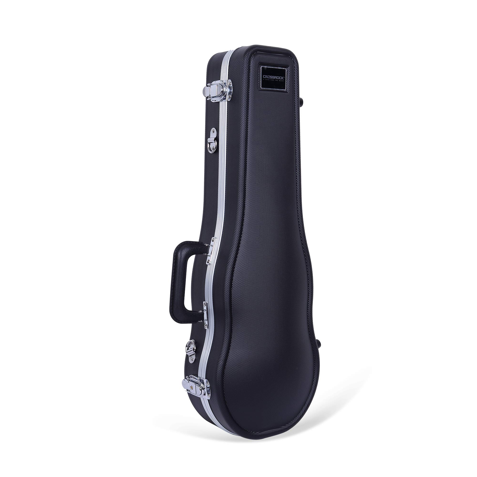 Crossrock 3/4 Violin Case Backpack - Lightweight Durable Black Violin Case with Shoulder Straps & Storage Pocket (CRA800SVTBK) - Perfect for School, Travel & Music Lessons