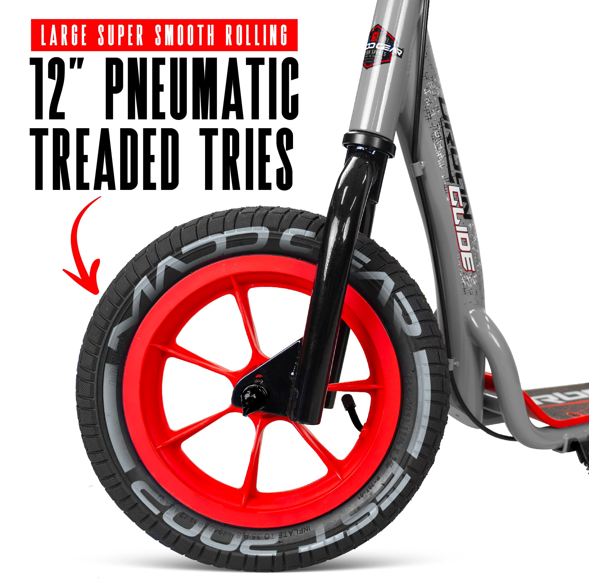 Madd Gear Urban Glide Commuter Kick Scooter with 12