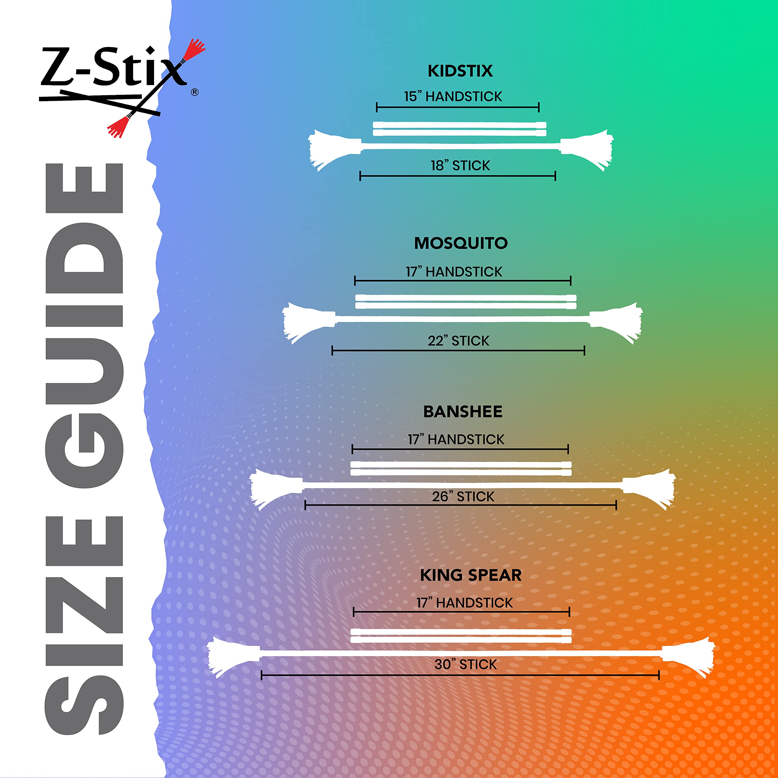 Flower Juggling Stick - Professional Devil Sticks for Beginners & Kids - Zebra Pattern Design - Adjustable Size (White) - Perfect for Circus Performances, Street Shows & Skill Development