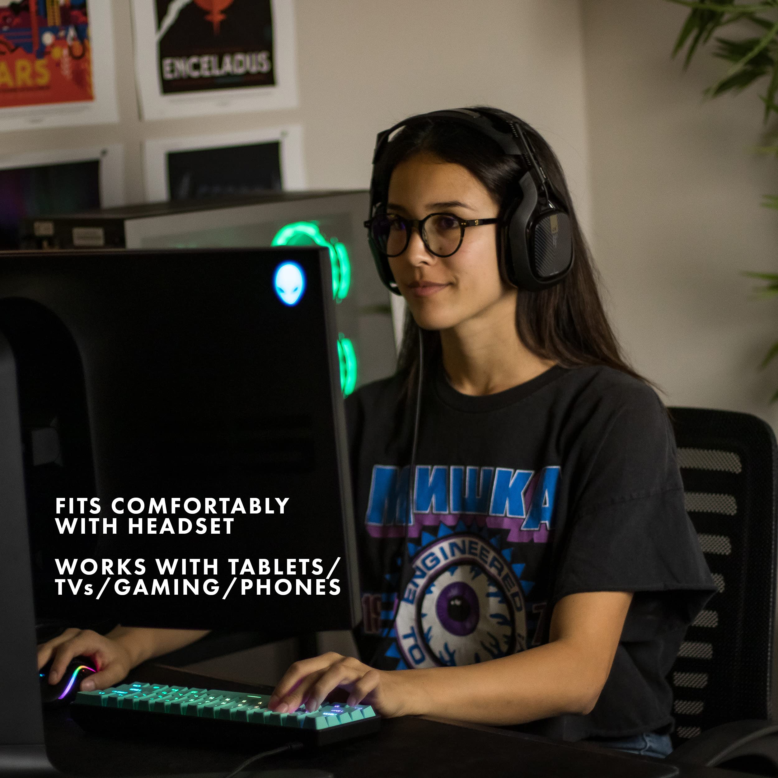 Premium Blue Light Blocking Glasses - Anti Eyestrain & Fatigue Relief for Computer Work, Gaming & Screen Time | Glassy Morrison UV Protection Eyewear for Digital Eye Strain