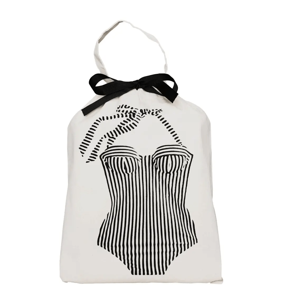Bretagne Swimsuit Travel Bag - Waterproof Beach Tote for Women, Cream - Perfect for Pool, Vacation & Gym Essentials Storage