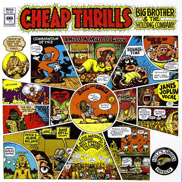 Big Brother & The Holding Company - Cheap Thrills (Mono) Vinyl Record | Classic Rock Album | 1968 Psychedelic Music | Perfect for Collectors & Music Lovers | Great for Home Listening & Vintage Music Collections
