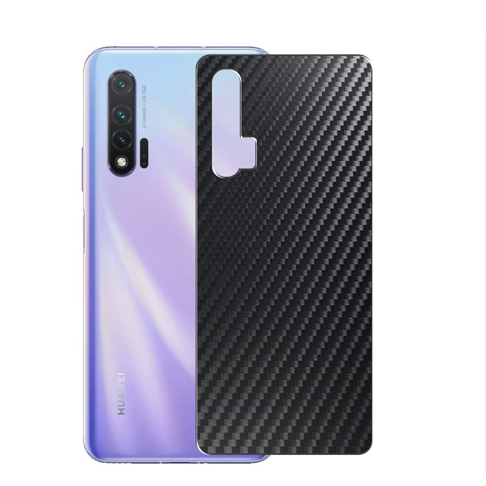 2 Pack Huawei Nova 6 / Nova 6 5G Back Screen Protector Film - Anti-Scratch Guard Cover (Not Tempered Glass) - Black - Perfect for Everyday Protection & Scratch Prevention