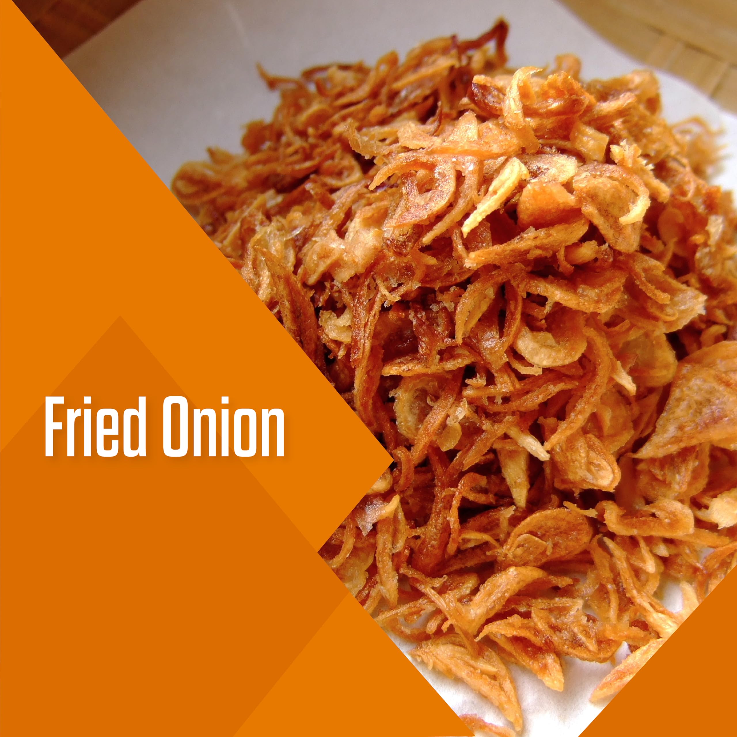 Crunchy Fried Onions 14 oz - All Natural Non-GMO Gluten Free Keto Friendly Low Sodium Topping for Salads, Burgers, Casseroles & More | Resealable Bag | Perfect for Green Bean Casserole, Baked Potatoes & Meal Prep