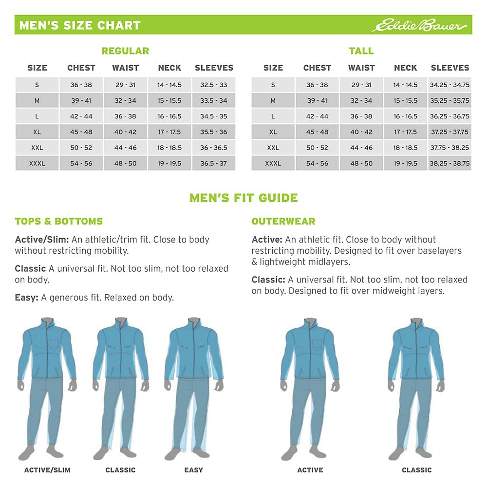 Eddie Bauer Men's Guide Pro Lined Pants - Water-Resistant Hiking & Outdoor Adventure Pants for Cold Weather Camping & Travel