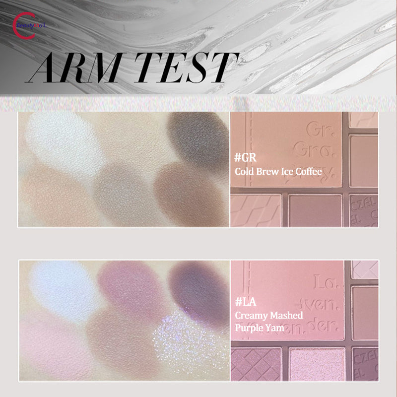 CZEL Water Ripple Eyeshadow Palette - 12 Highly Pigmented Matte & Shimmer Eyeshadows for Stunning Eye Makeup | Perfect for Day to Night Looks, Parties & Special Occasions
