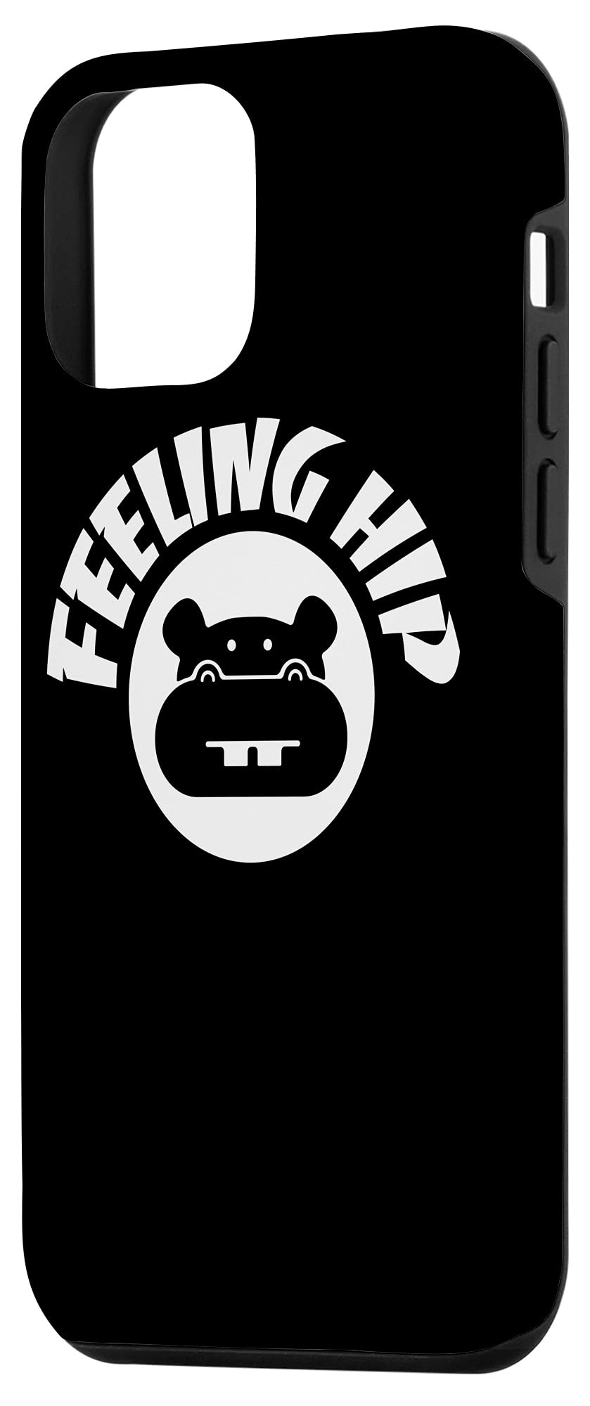 Funny Hippo iPhone 12 Mini Case - Cute Hippopotamus Design Protective Cover for Kids & Teens - Perfect Birthday Gift & School Accessory for Boys Girls