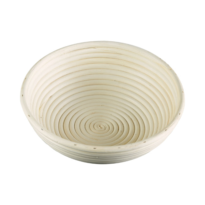 Round Brotform Proofing Basket - Natural Rattan Bread Rising Basket for Sourdough, Artisan Bread Baking - Perfect for Home Bakers & Bread Making Enthusiasts