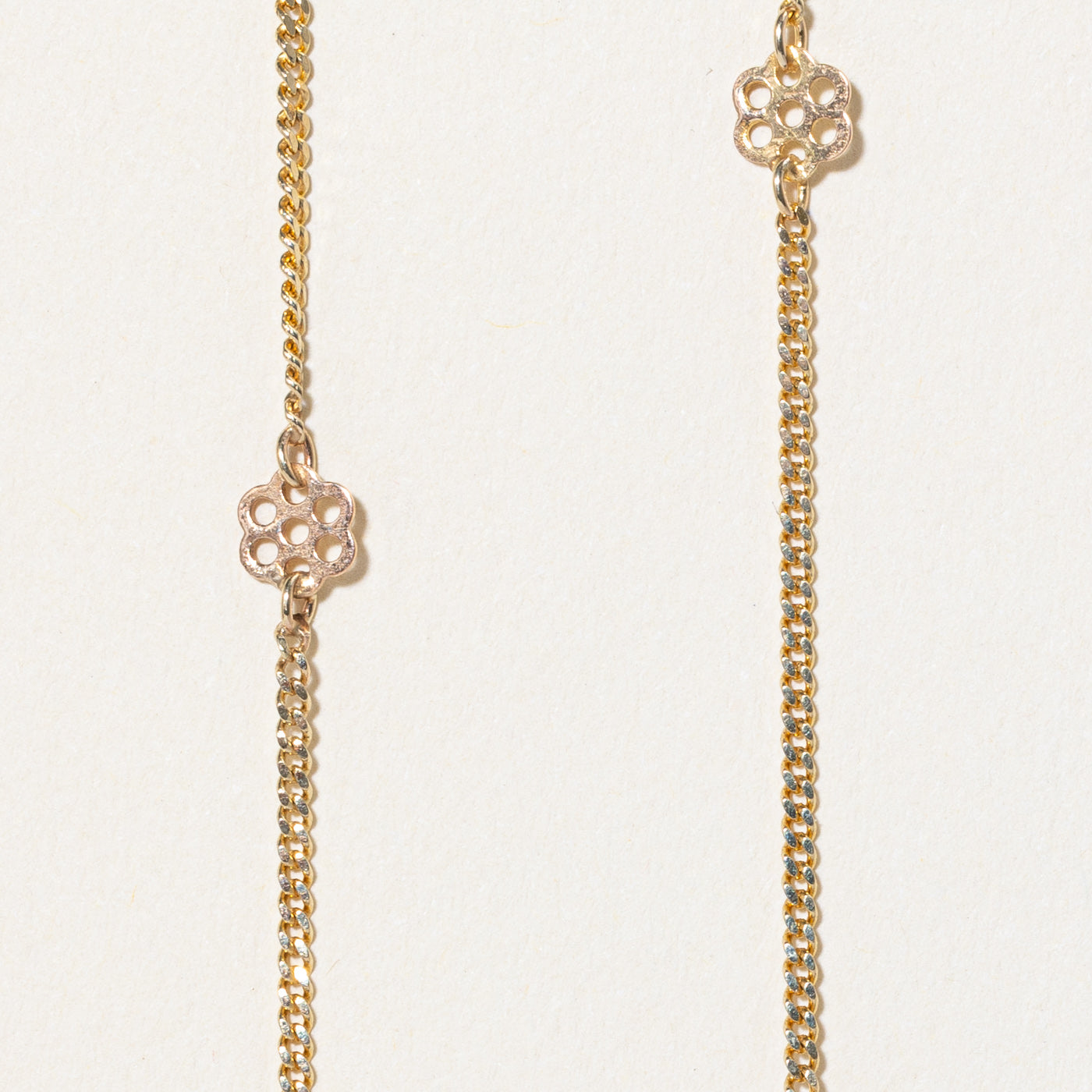 10K Yellow Gold Honeycomb Link Chain Necklace - 16 Inch Dainty Layering Necklace for Women | Perfect for Everyday Wear, Gift Giving & Special Occasions