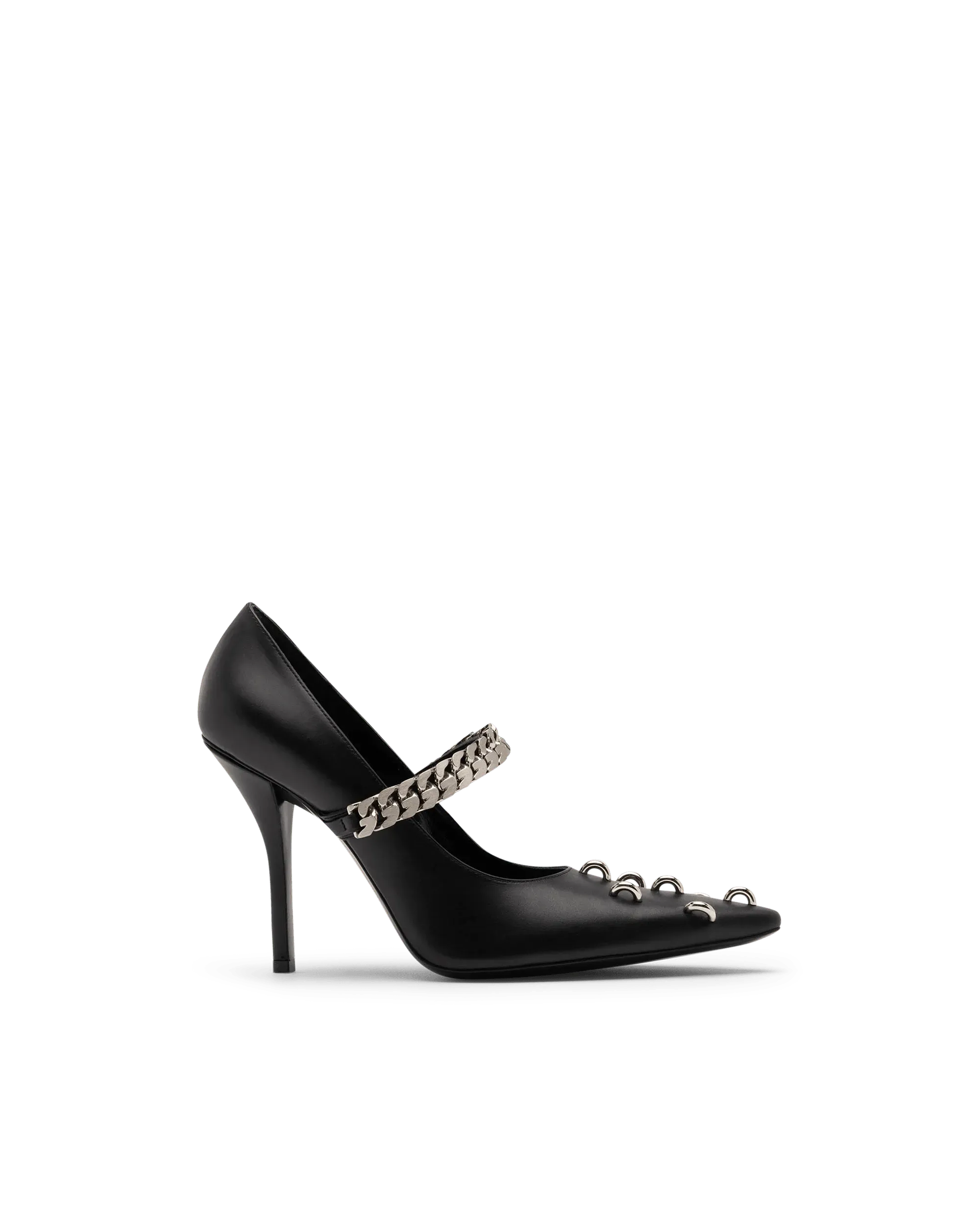 Elegant Metal Detailed Leather Pumps for Women - Comfortable High Heel Shoes for Office, Party & Wedding - Stylish Dress Shoes for Formal & Casual Occasions