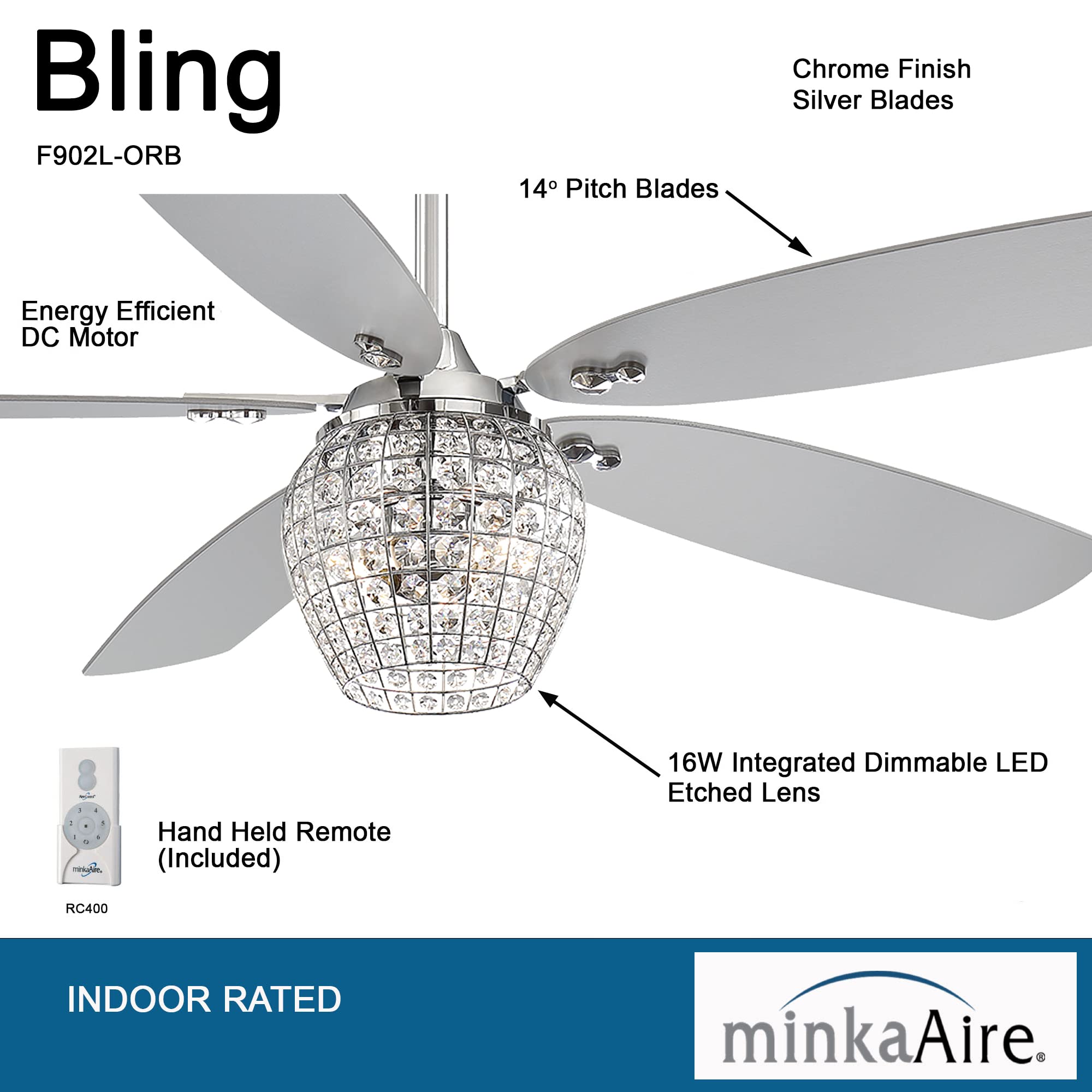 Minka-Aire F902L-CH 56