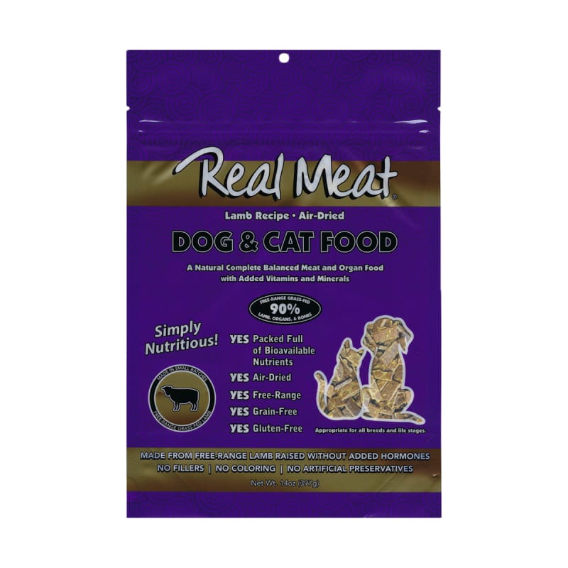 Premium Air-Dried Real Lamb Dog & Cat Food - All-Natural, Grain-Free Pet Treats (2 Sizes) - Perfect for Training, Travel & Healthy Snacking