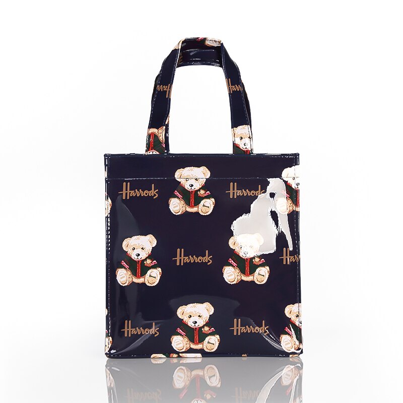 Eco-Friendly Women's Floral Tote Shopping Bag - Reusable Grocery Bag for Beach, Market & Daily Use