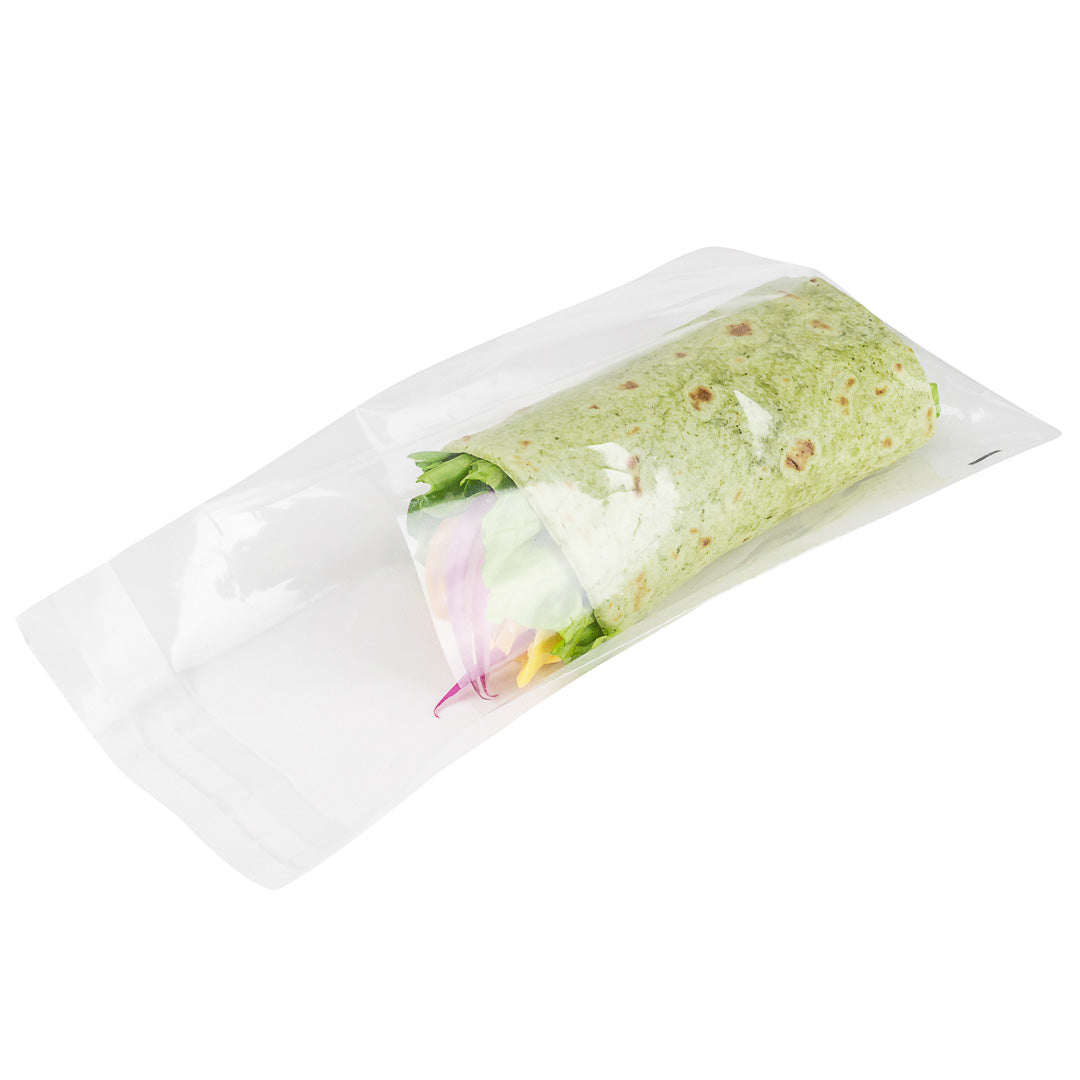 Clear Plastic Self-Sealing Lip & Tape Bags - 7x5 Inches (100 Count Box) - Perfect for Crafts, Snacks & Small Item Storage