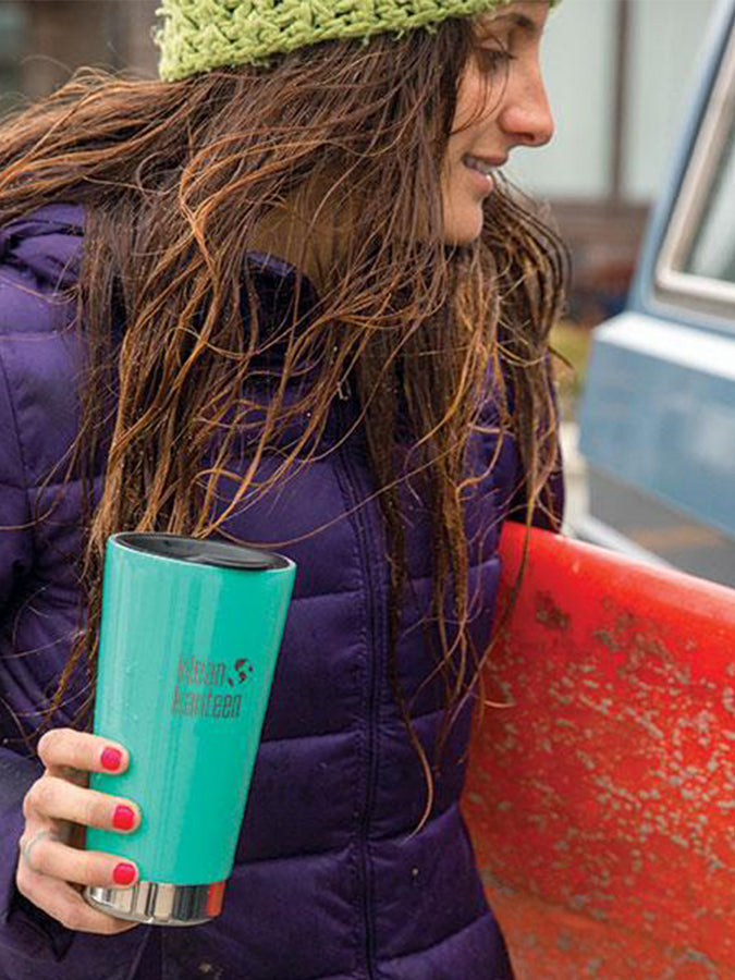 Klean Kanteen Insulated Tumbler Lid - Leak-Proof Stainless Steel Replacement Cap for 12oz, 16oz, 20oz Tumblers - Perfect for Coffee, Tea & Cold Drinks at Home, Office or Travel