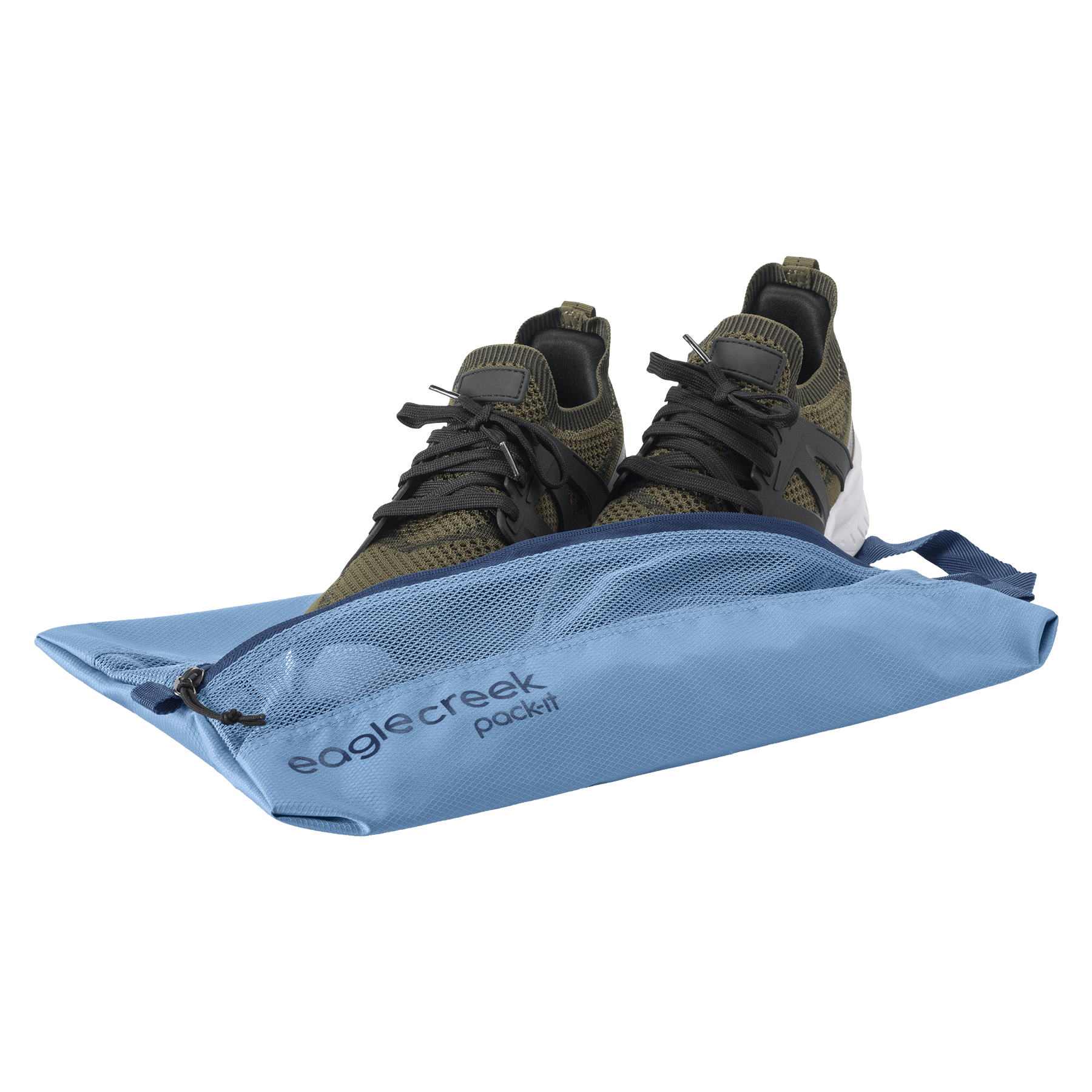 Eagle Creek Pack It Reveal Shoe Sack - Travel Shoe Organizer for Sneakers, Sandals & Boots - Compact & Lightweight for Suitcase, Gym Bag & Weekend Trips