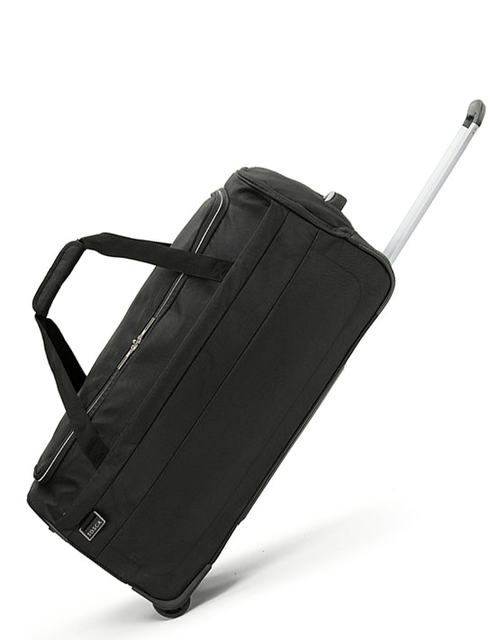 Tosca TCA720 WB Vega 29-Inch Wheeled Duffle Bag - Black | Large Rolling Travel Duffel for Gym, Sports, Weekend Trips & Airplane Carry-On