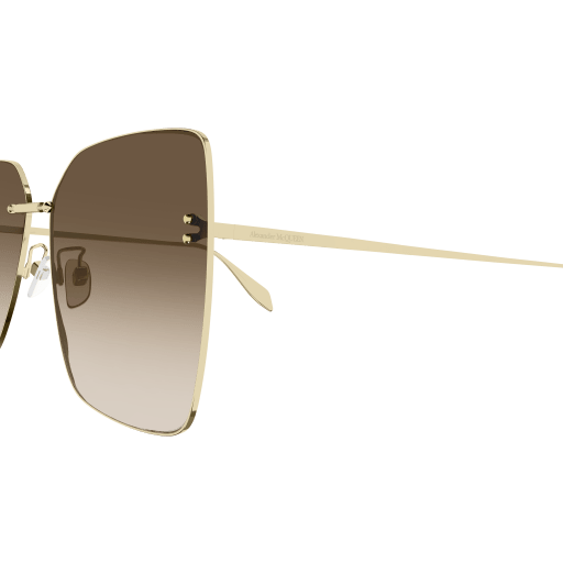 Alexander McQueen AM0342S 002 Sunglasses - Luxury Designer Shades for Men & Women - Perfect for Outdoor Activities, Beach, and Fashion Events