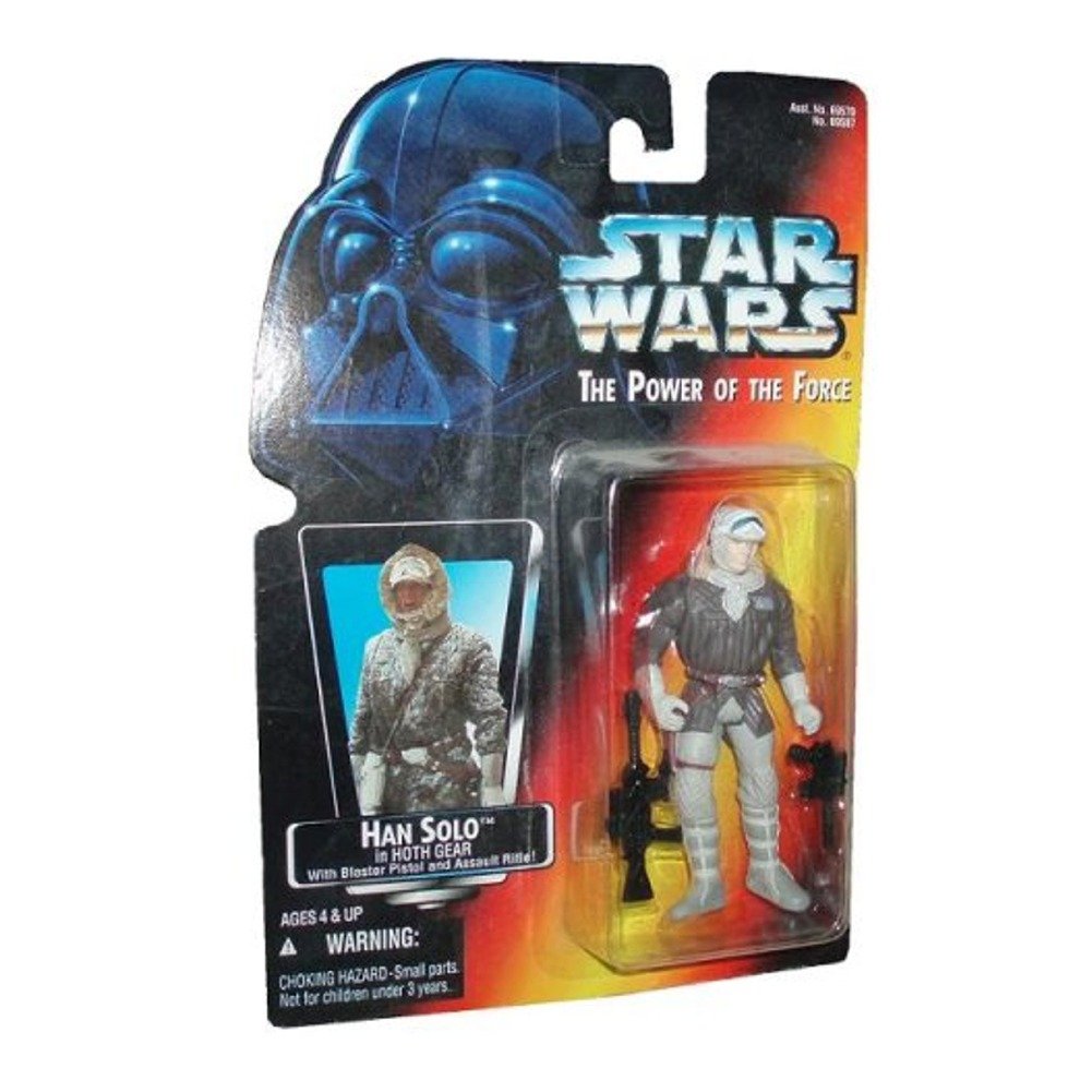 Star Wars The Power of the Force Red Card Han Solo in Hoth Gear 3.75