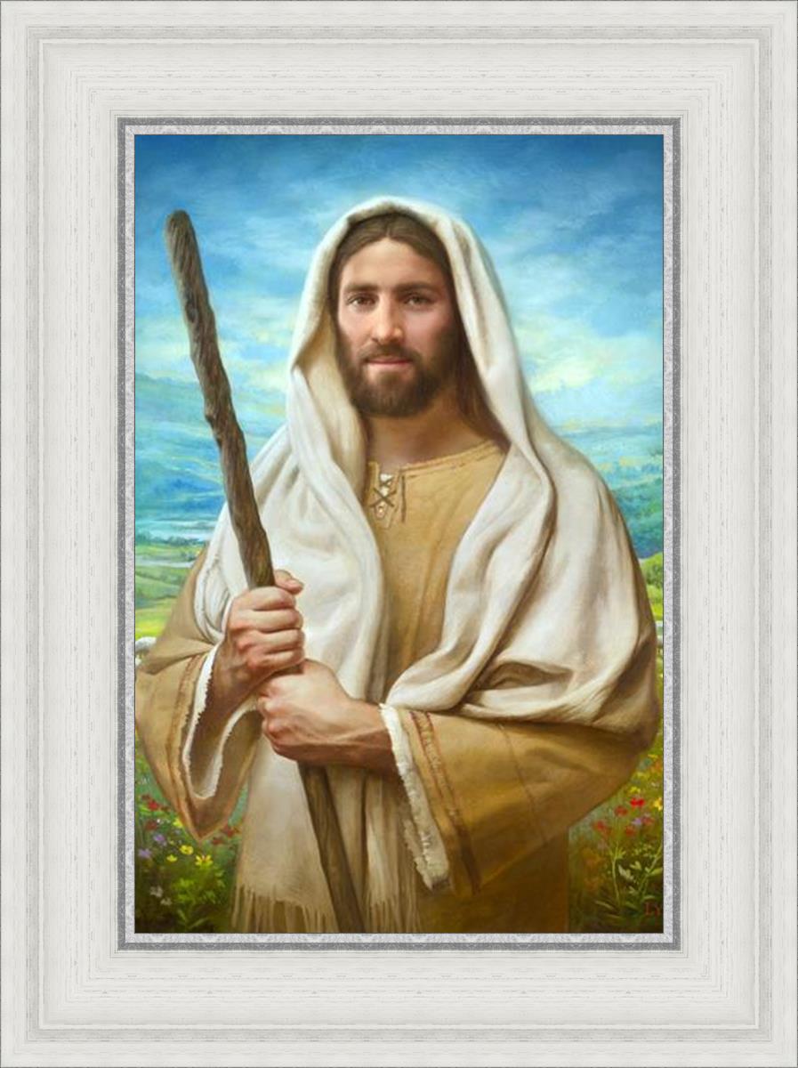 Feed My Sheep by Howard Lyon - Inspirational Christian Art Print for Home, Office & Church Decor - Perfect for Gifts & Spiritual Encouragement