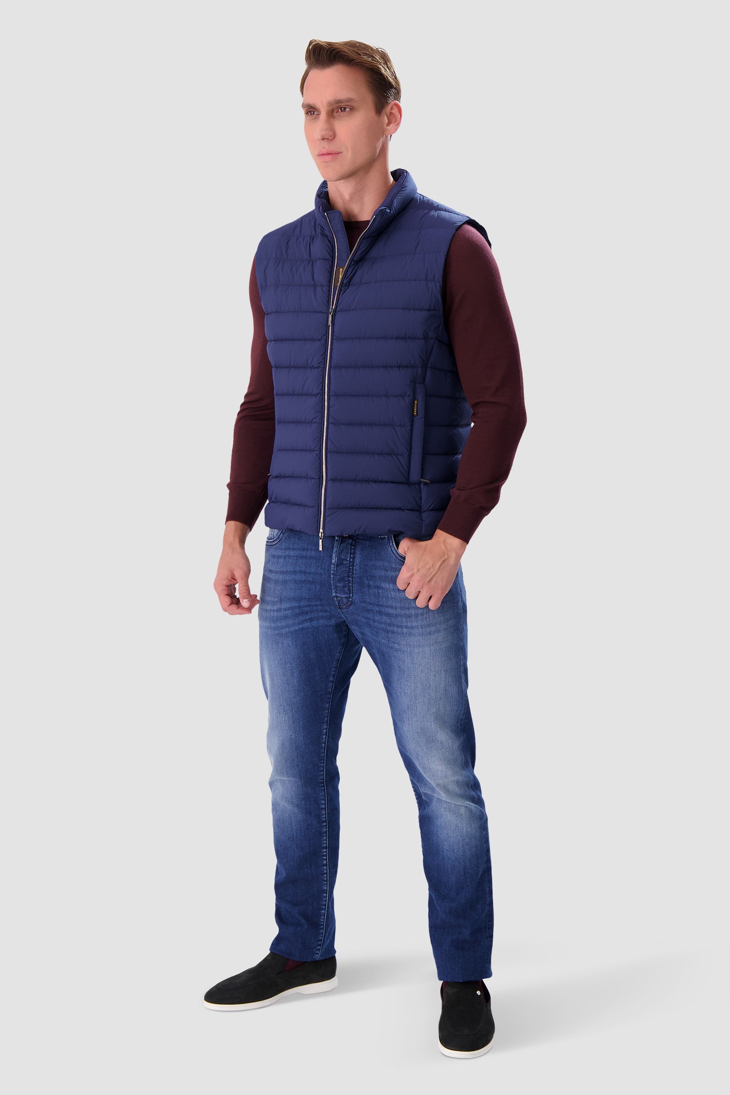 Moorer Denim CALAF S3 Vest for Men - Stylish & Durable Denim Jacket - Perfect for Casual Outfits, Outdoor Adventures & Streetwear Fashion