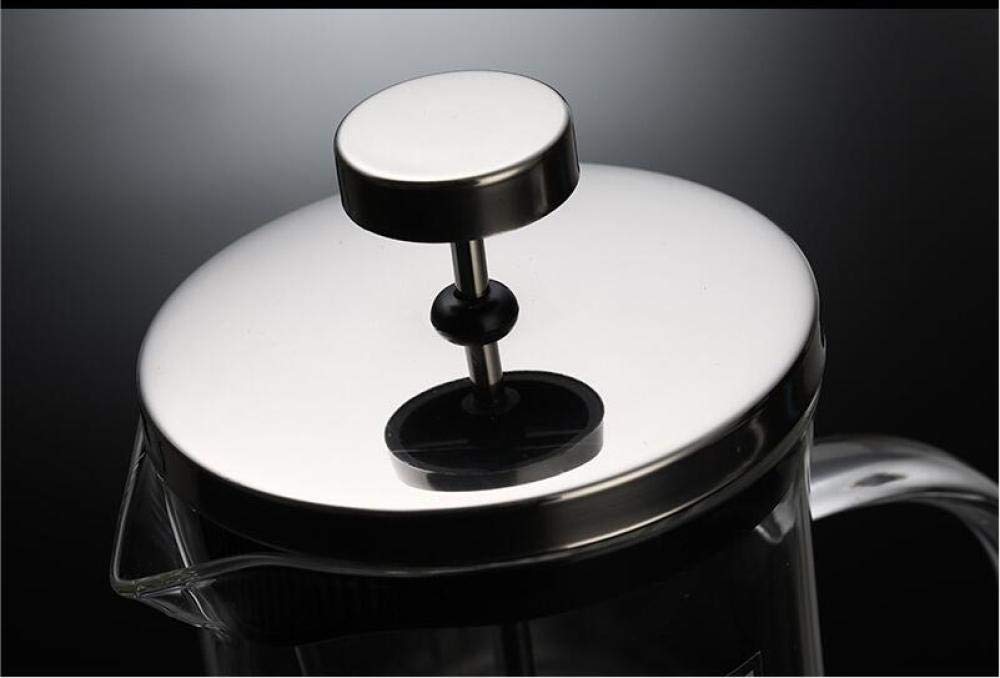 Premium Borosilicate Glass French Press Coffee Maker - 600ml Heat-Resistant Handcrafted Coffee & Tea Brewer for Home, Office, Camping - Ideal for Espresso, Cold Brew & Loose Leaf Tea