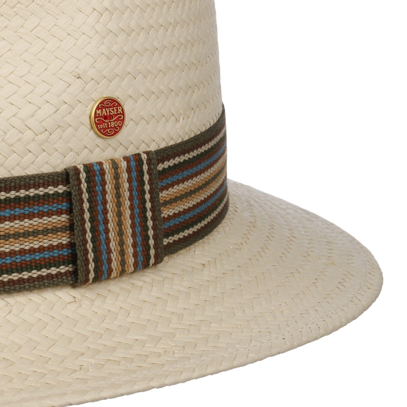 Stylish Mayser Mathis Summer Straw Hat for Women - Breathable & Lightweight Sun Hat for Beach, Travel & Outdoor Activities