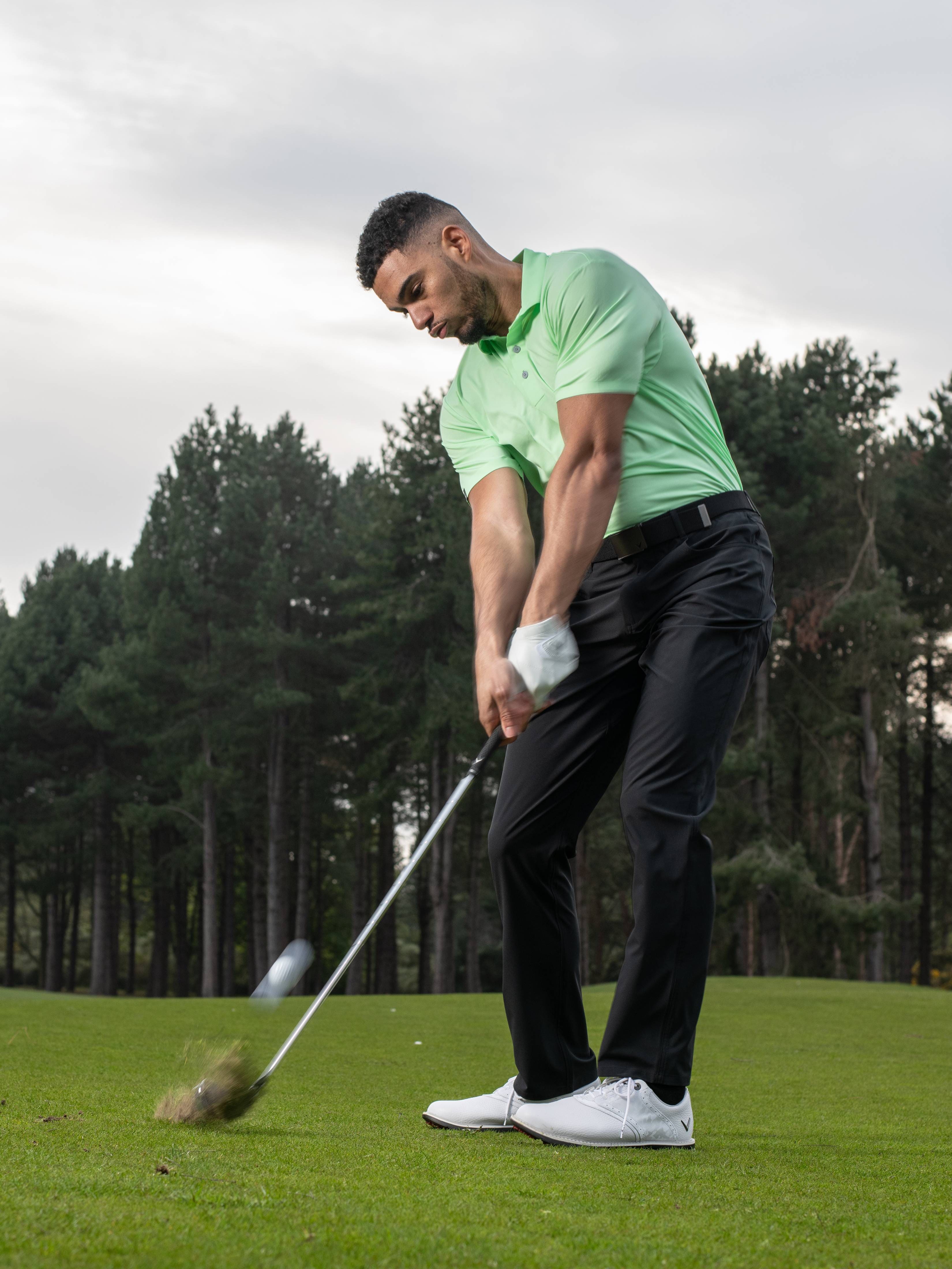 Premium Men's Heather Soft Touch Golf Polo Shirt - Breathable & Moisture-Wicking for Golf, Casual Wear & Outdoor Activities