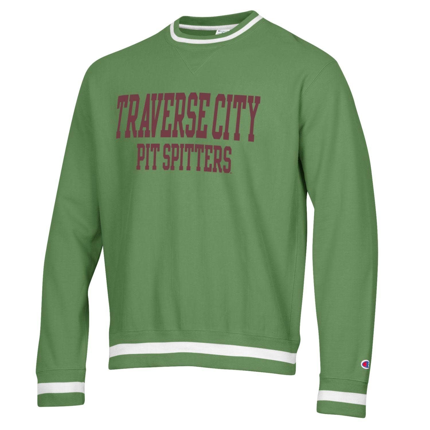 Champion Vintage Reverse Weave Fern Crew Sweatshirt - Retro Cotton Pullover for Men & Women - Perfect for Casual Wear, Street Style & Gym