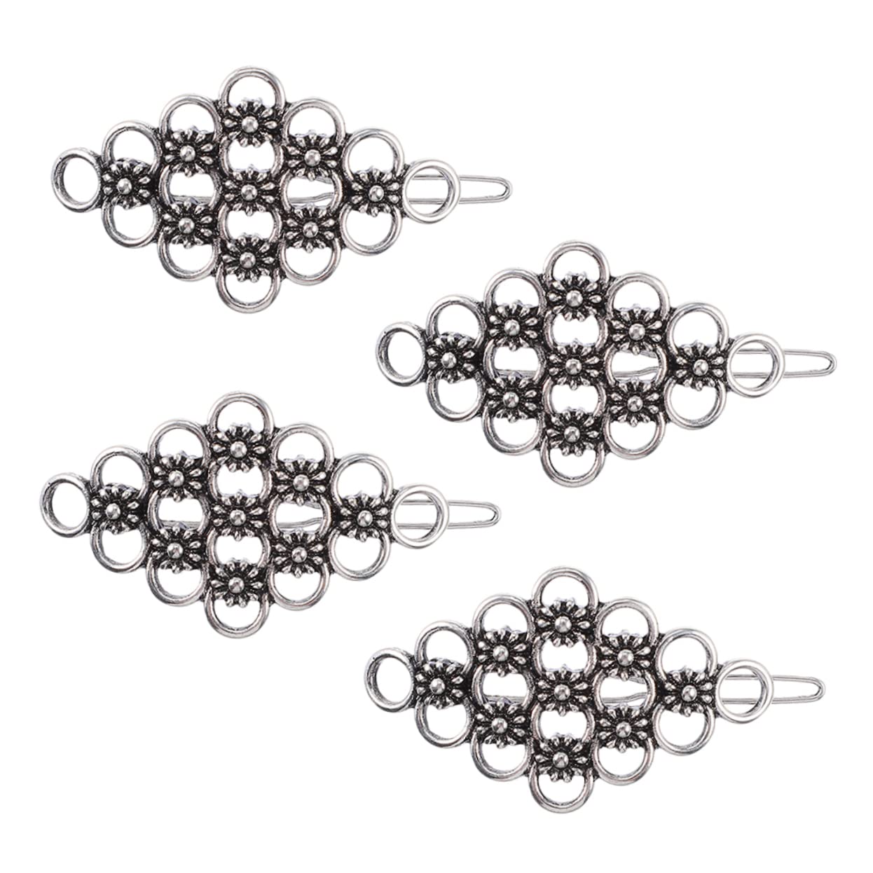 FOMIYES Floral Hair Clips for Women - Elegant Unique Design Hair Accessories with Decorative Flowers | Perfect for Weddings, Parties & Everyday Styling