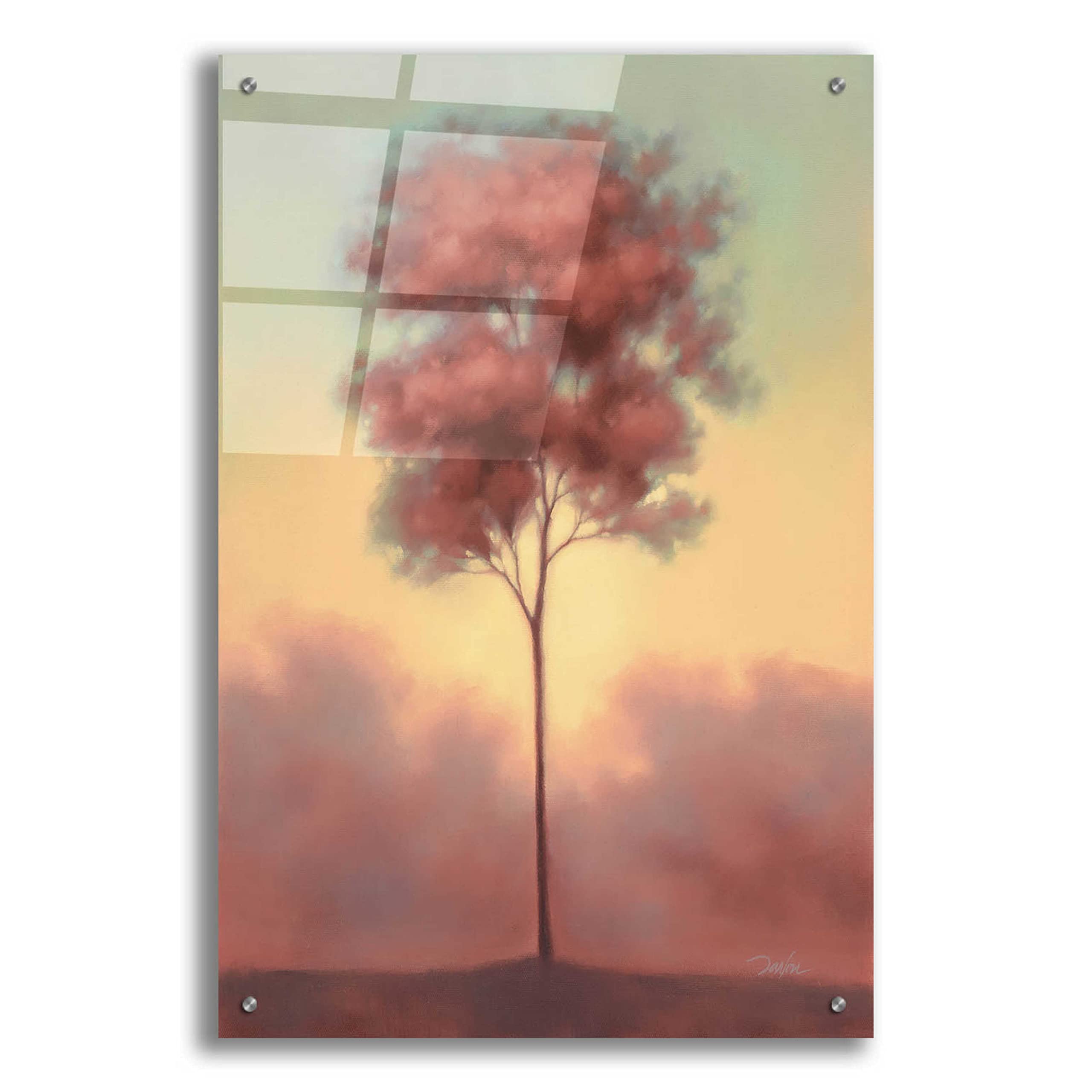Epic Art 'Solitude II' by Darlou Gams - Premium Acrylic Glass Wall Art Painting 24x36 Inches - Modern Home Decor for Living Room, Bedroom & Office