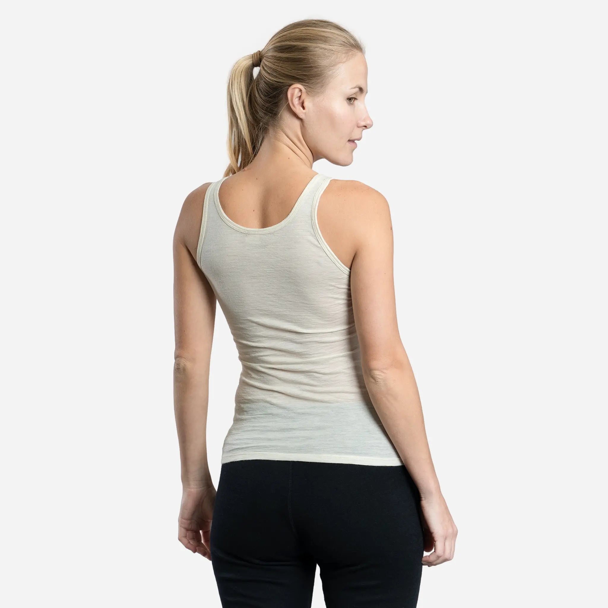 Ultralight Women's Alpaca Wool Tank Top - 160 GSM Soft & Breathable Summer Layering Piece for Travel & Outdoor Activities