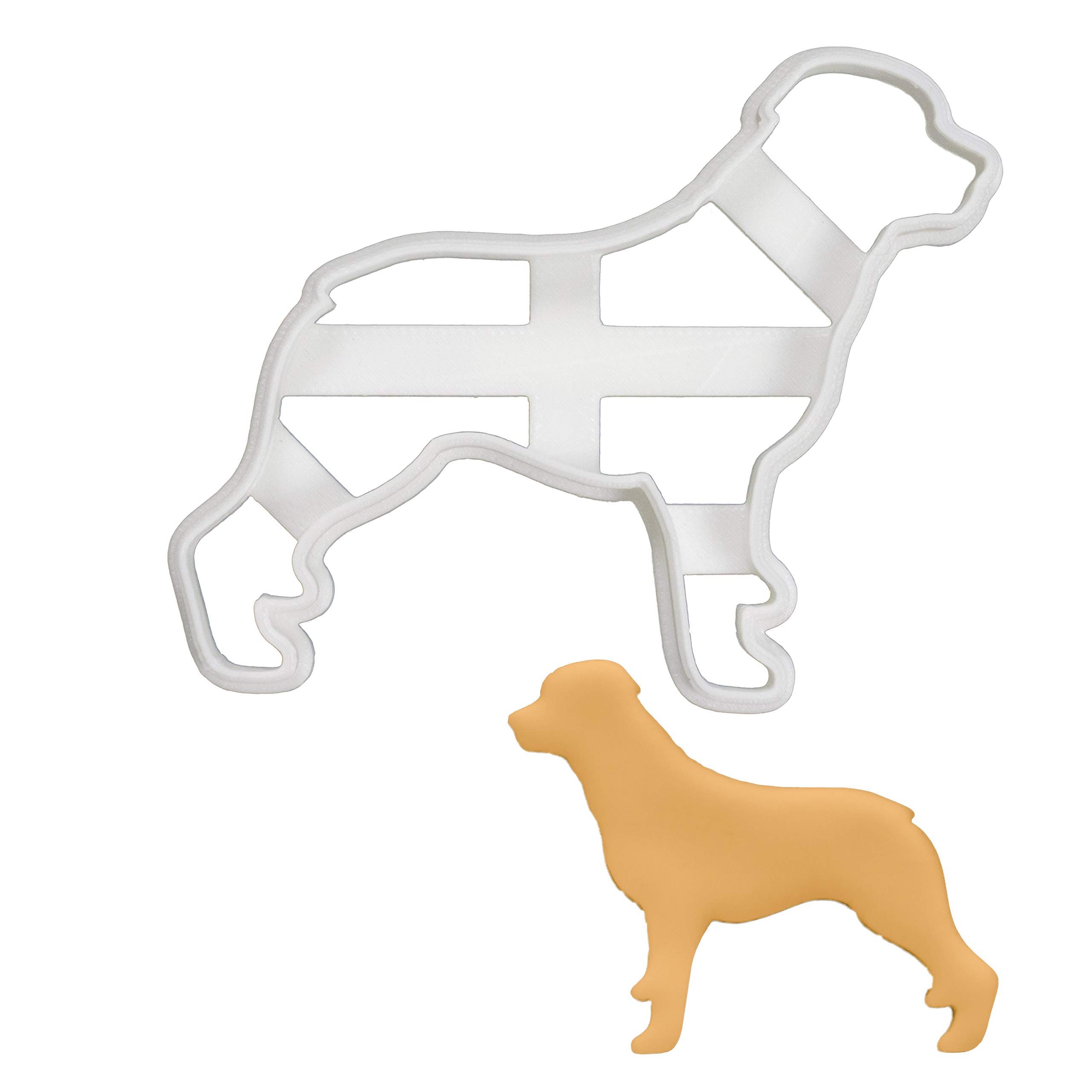 Rottweiler Dog Cookie Cutter - Stainless Steel Dog Bone Shaped Dough Mold for Baking, Cake Decorating, and DIY Pet Treats - Perfect for Dog Lovers and Home Bakers